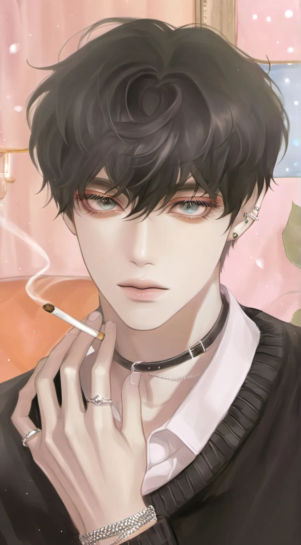 ai character: Leon background