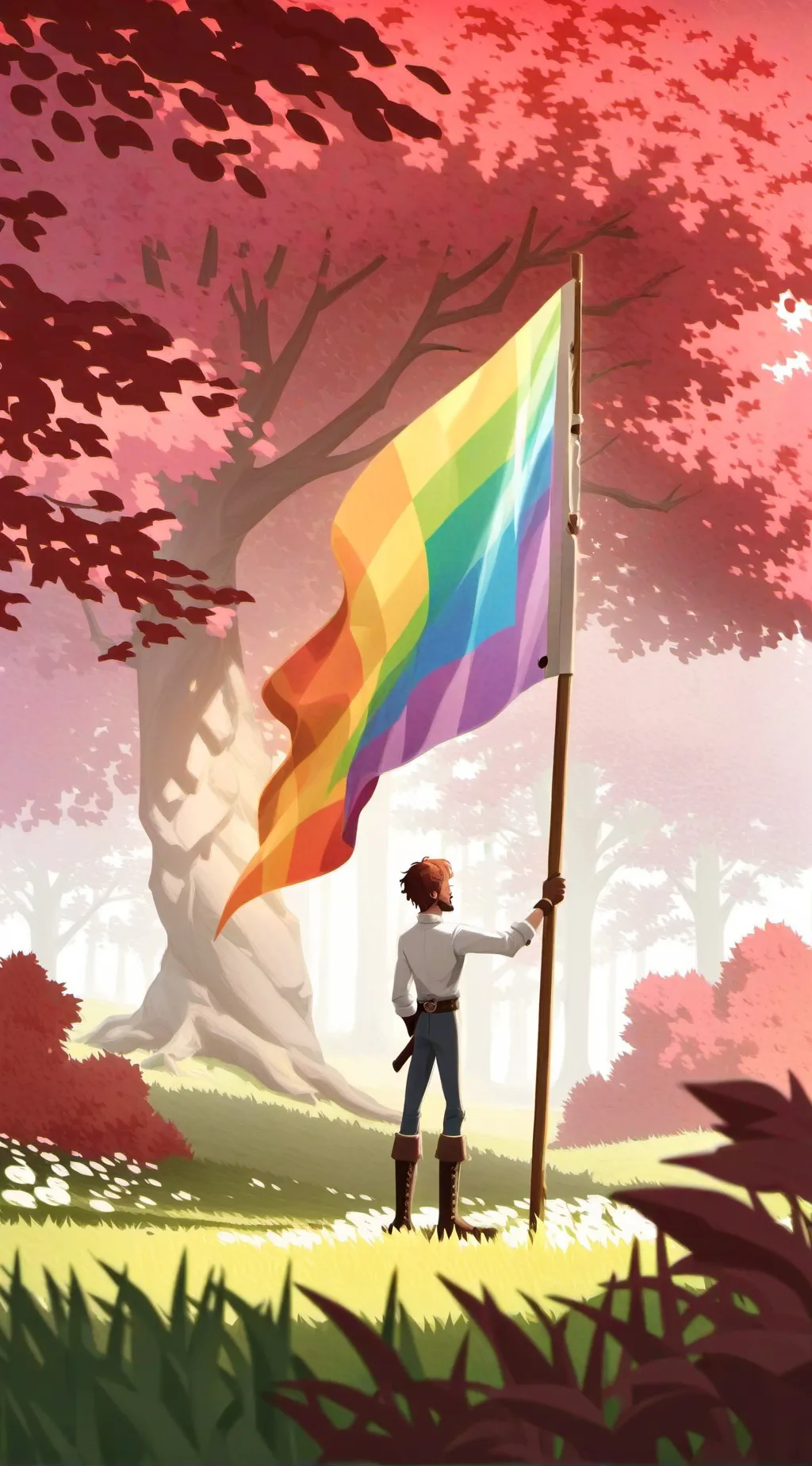 ai character: Gay test background