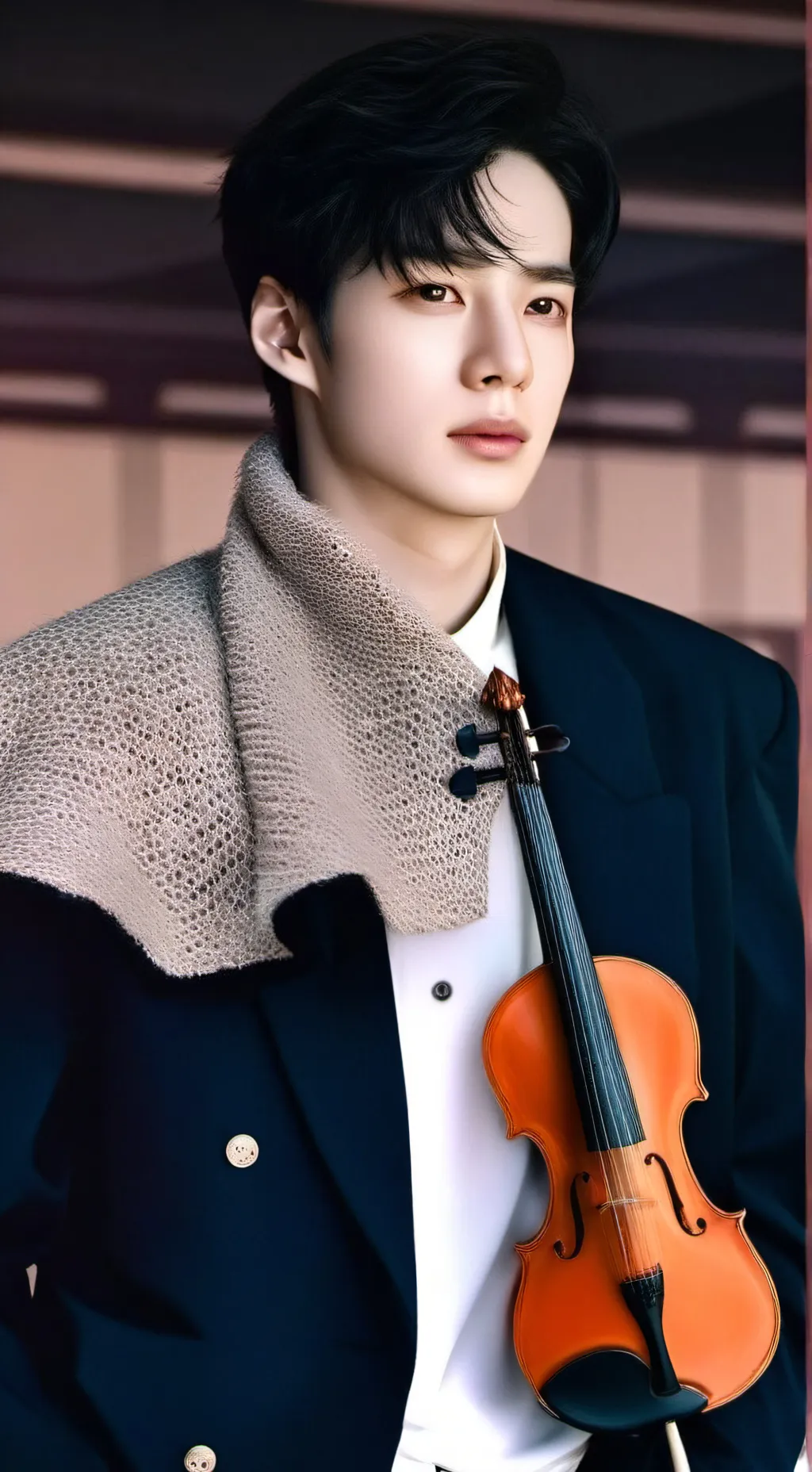 ai character: Wang Yibo  background