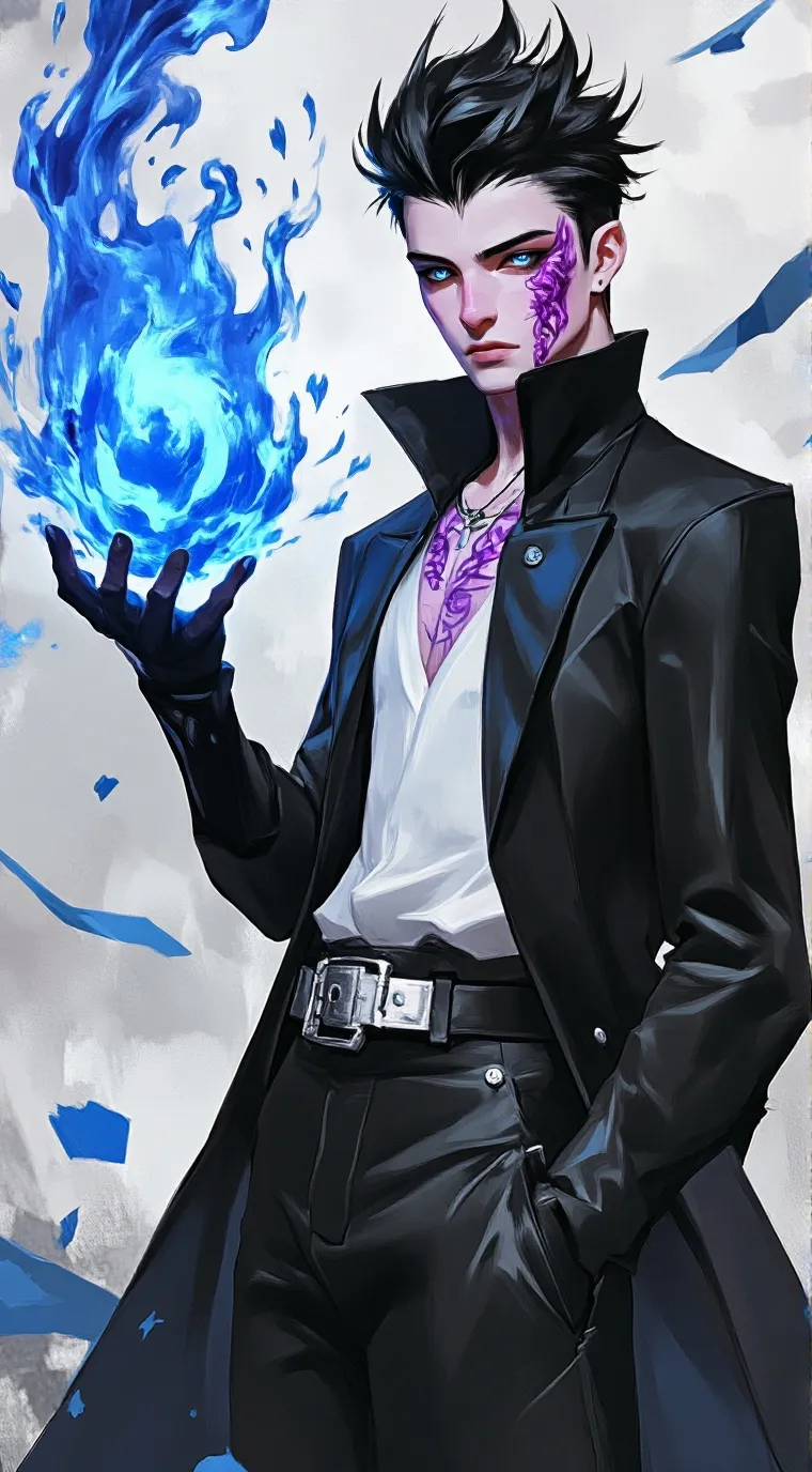 ai character: Dabi background
