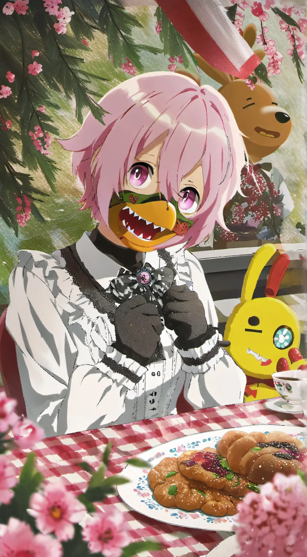 ai character: FNAF 6 background