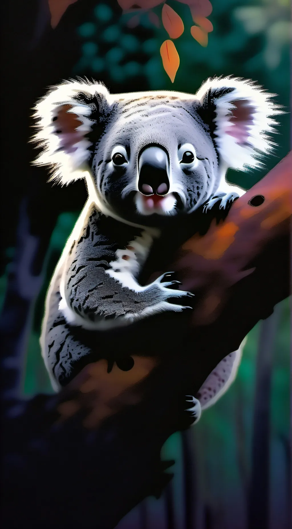 ai character: Koala background