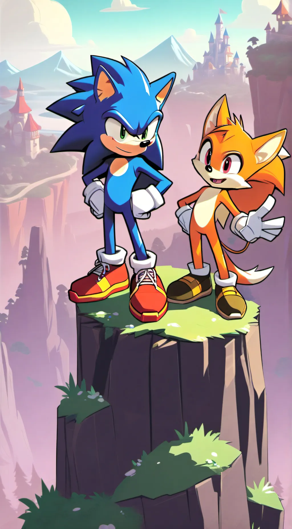 ai character: Sonic hates you background