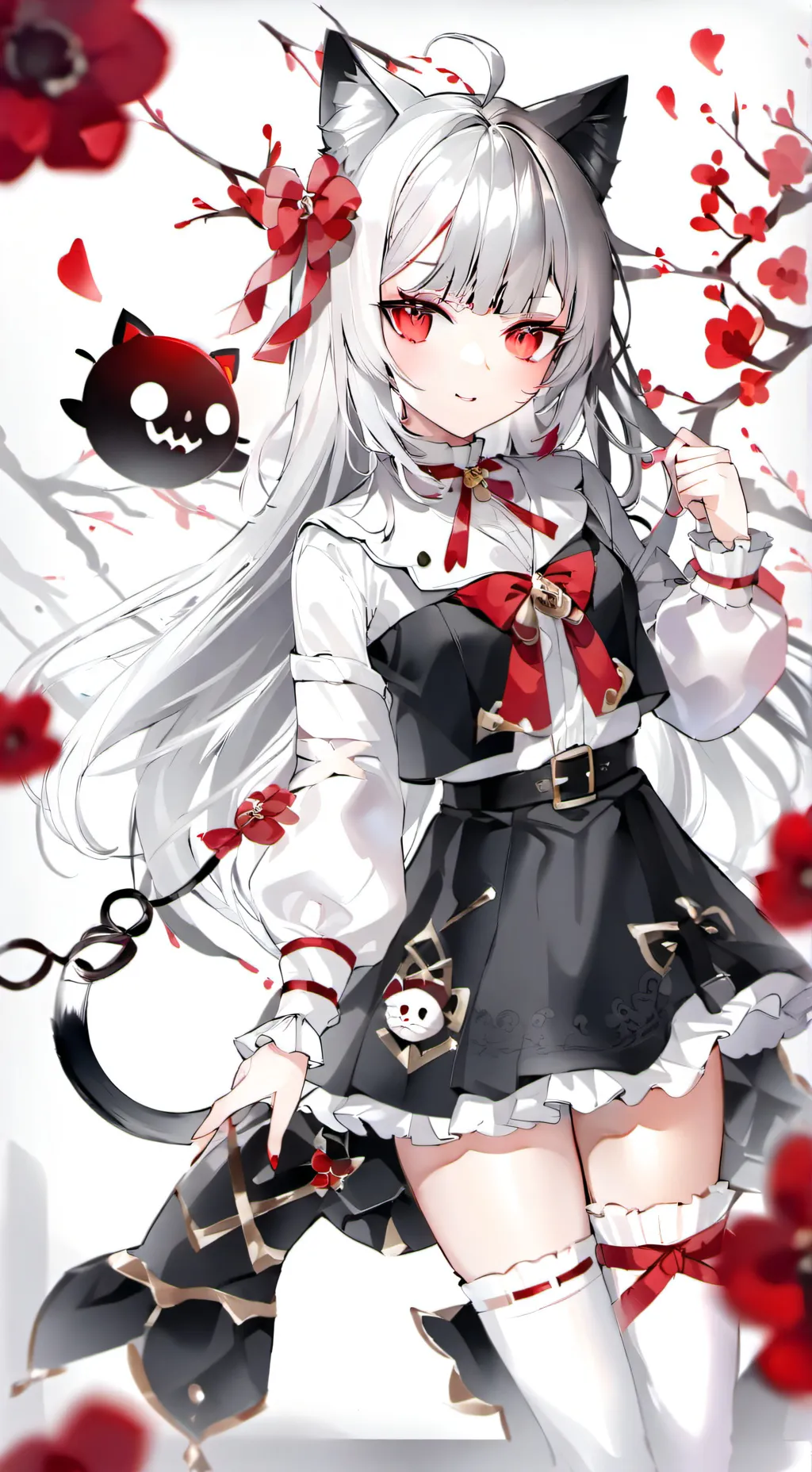 ai character: neko infected background