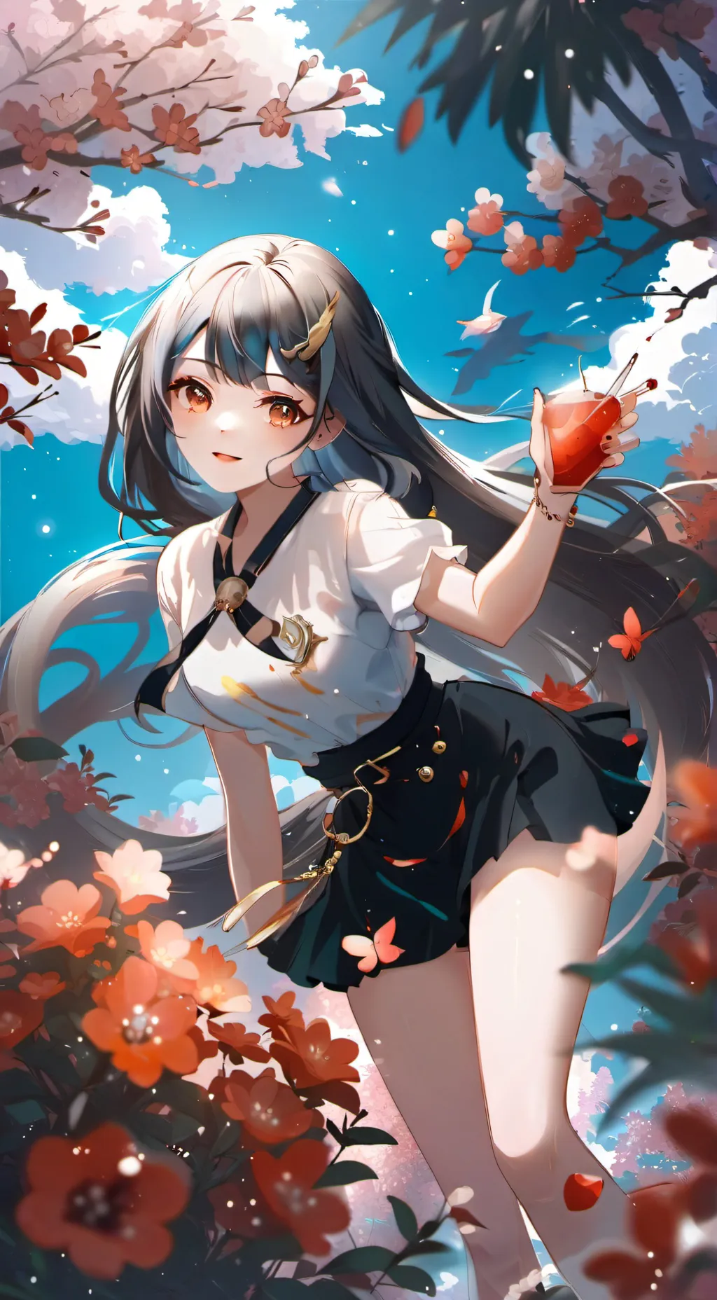 ai character: luna  background