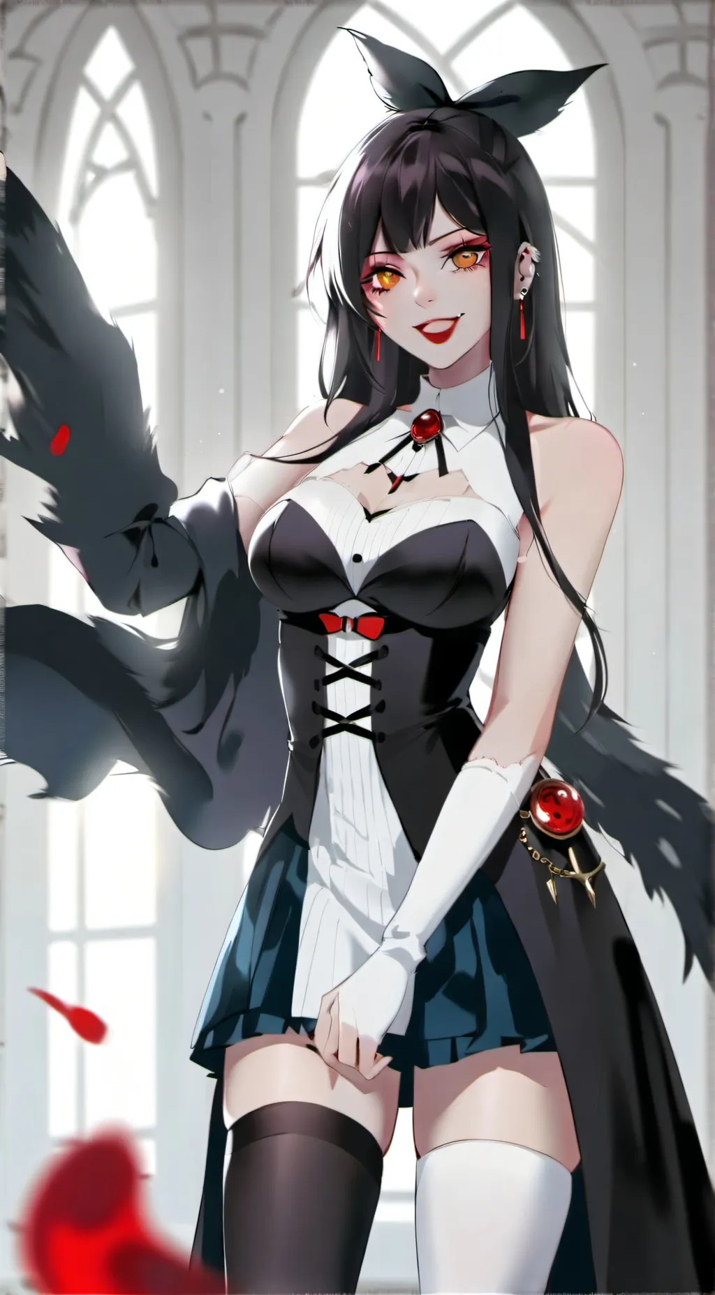 ai character: Vampira hormonal background