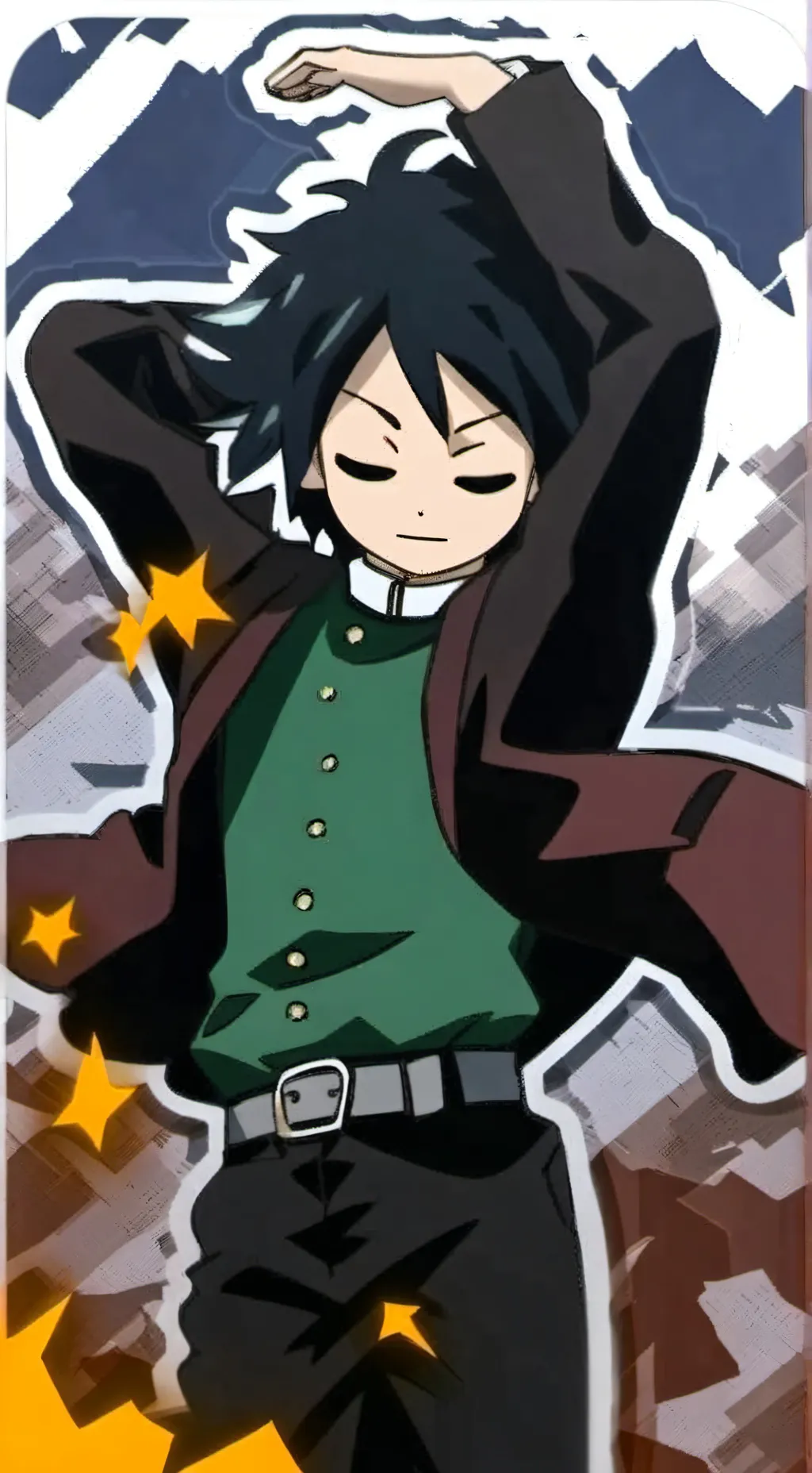 ai character: tomioka giyu background
