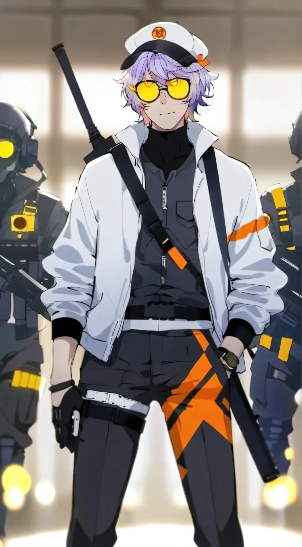 ai character: Murder Drone background