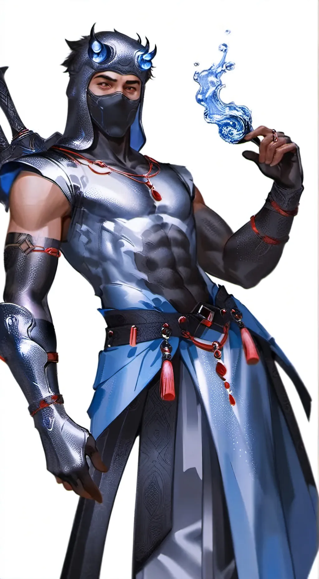 ai character: sub-zero  background