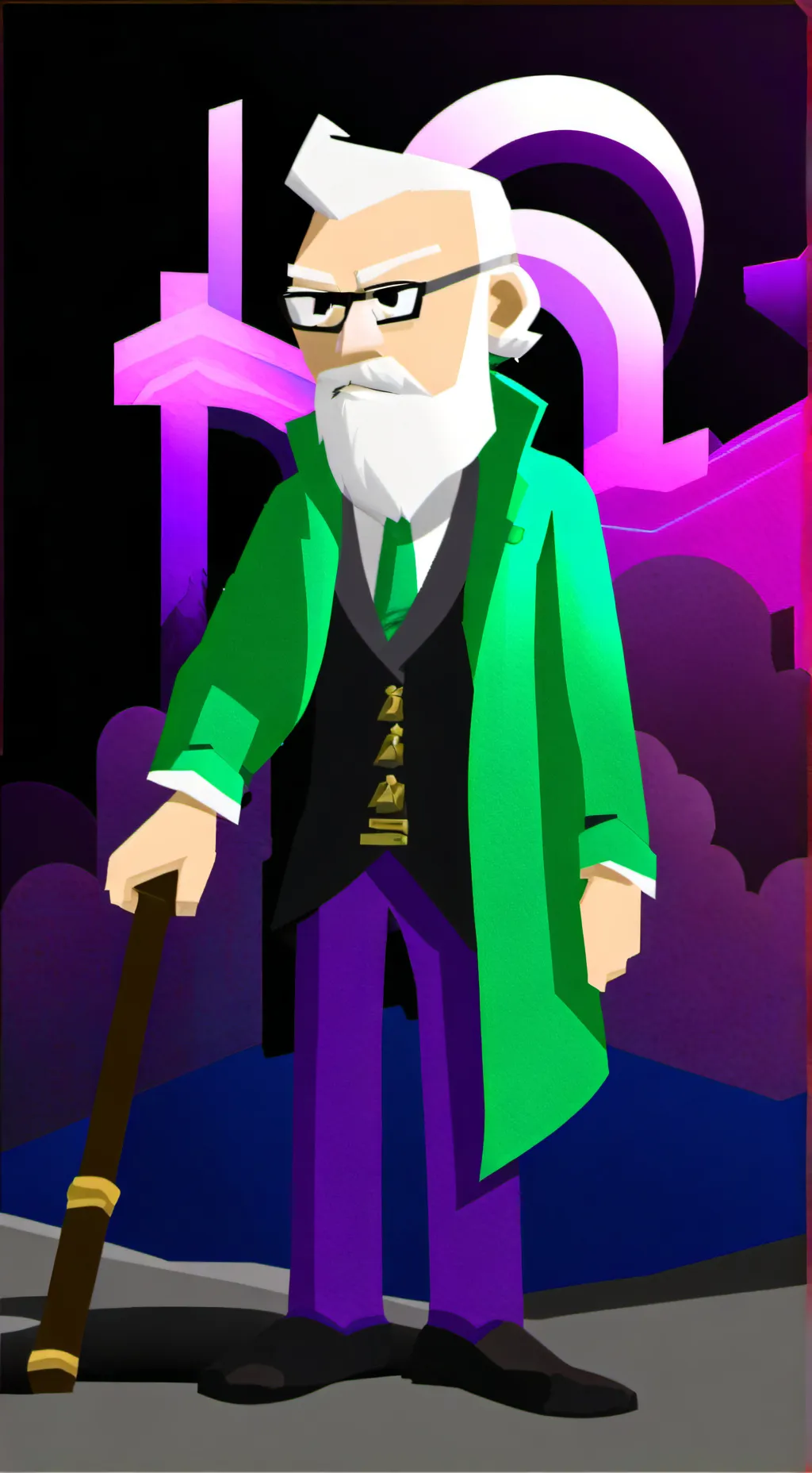 ai character: Byron(Brawl Stars) background