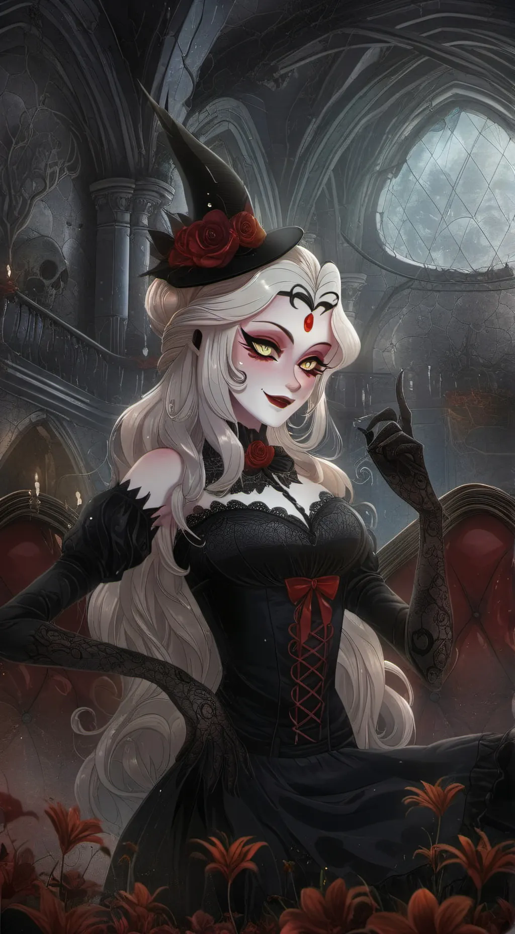 ai character: Lilith kid  background