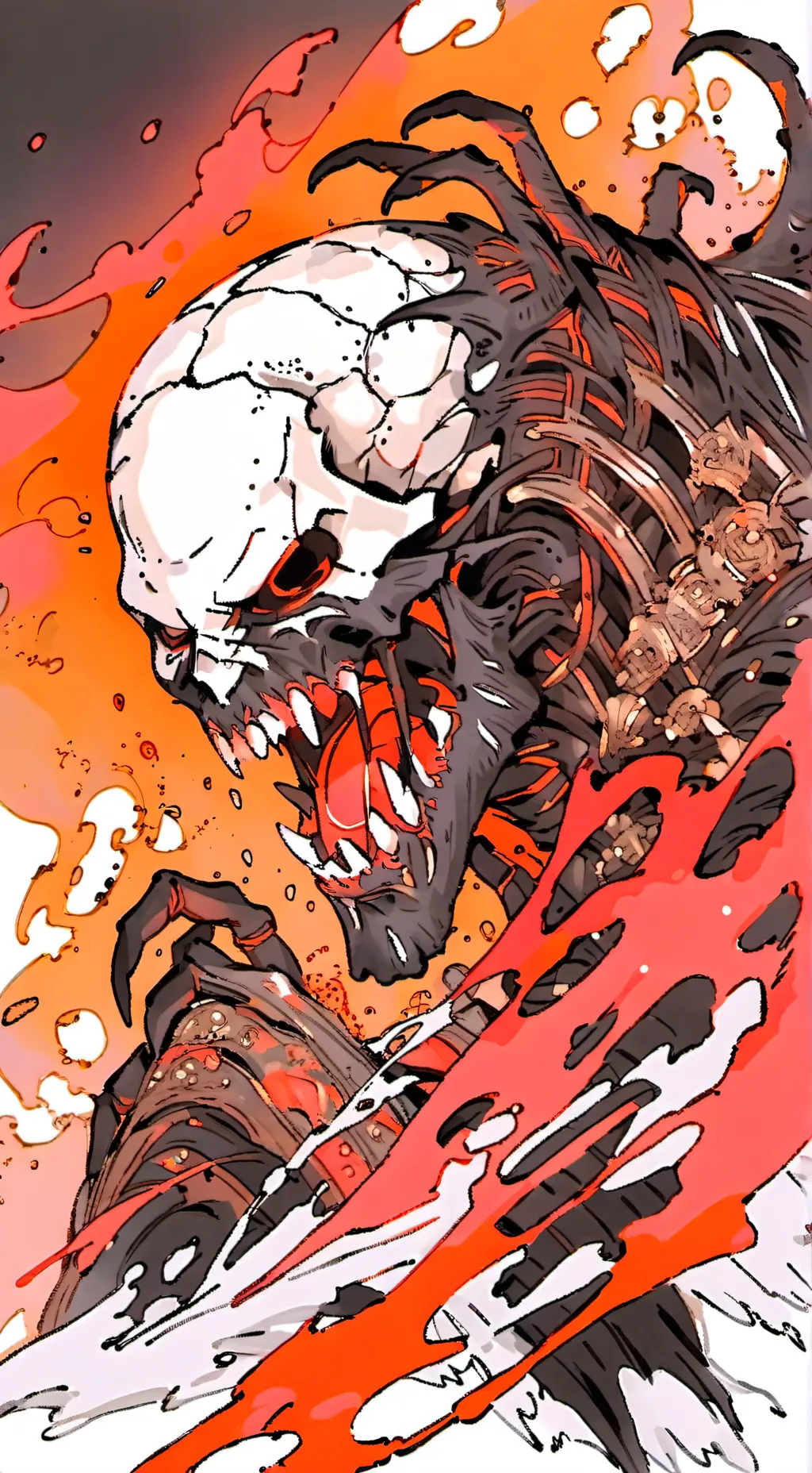 ai character: Kurokami background