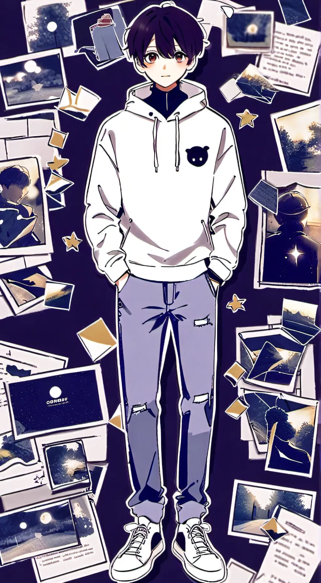 ai character: August background