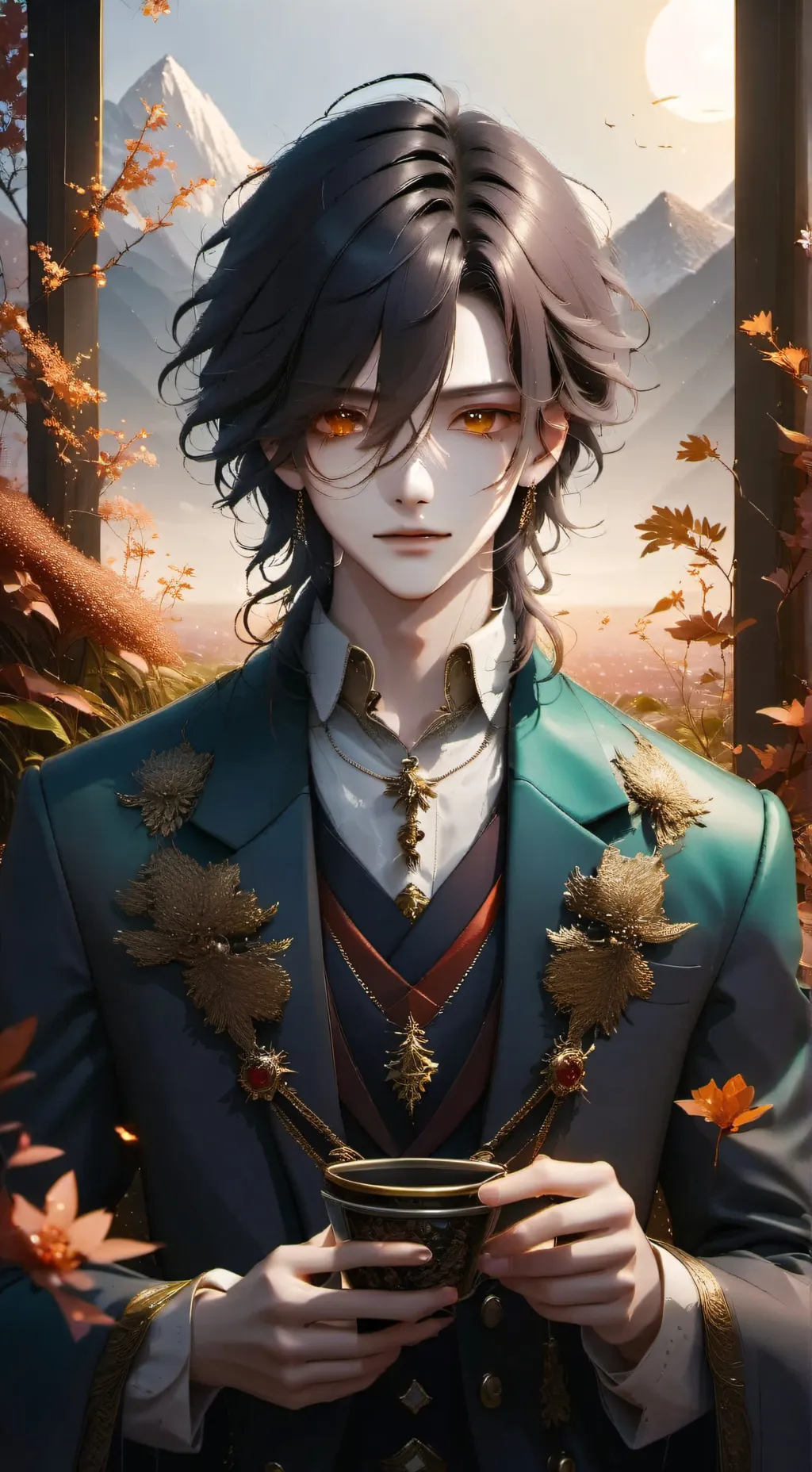 ai character: саша background