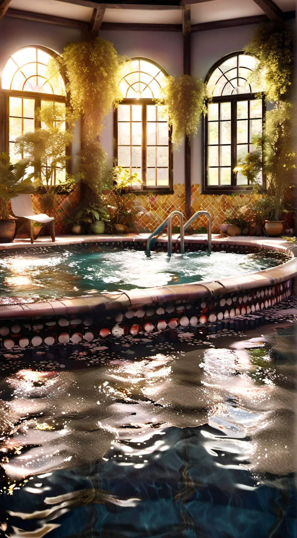 ai character: Dandy's world pool background