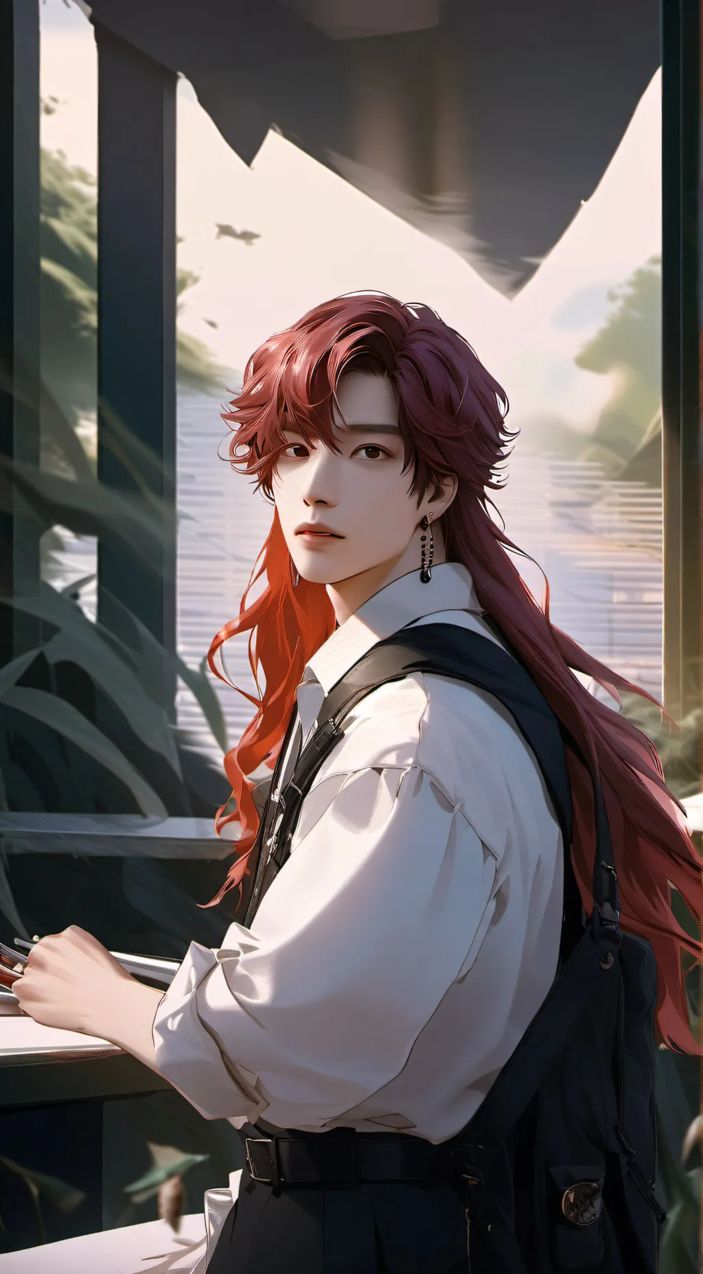 ai character: 维维安  background