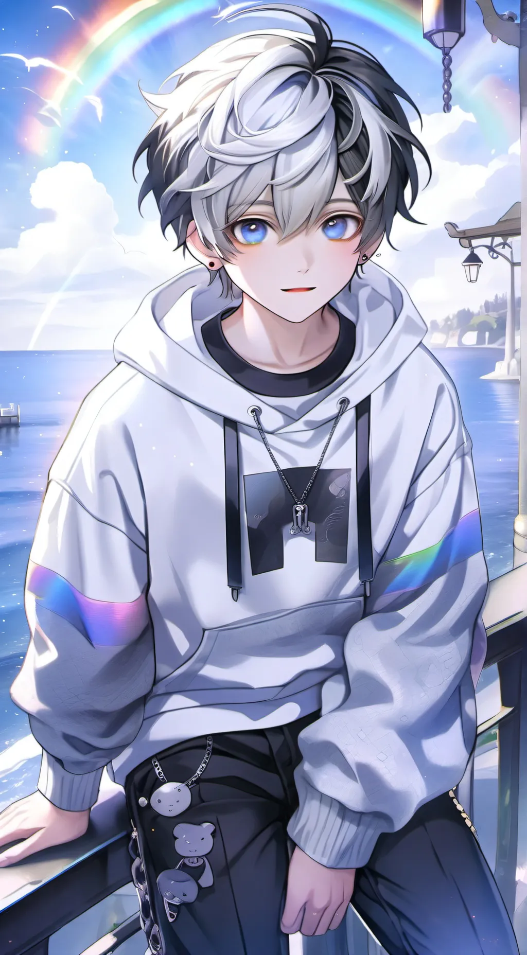 ai character: Pro hero dorms background