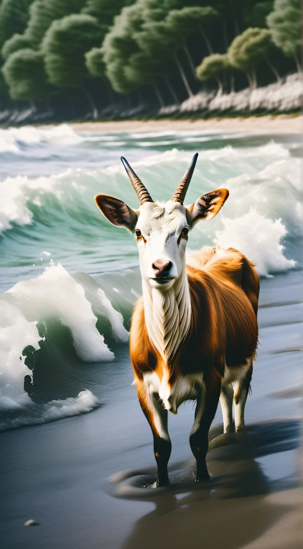 ai character: Goatville background