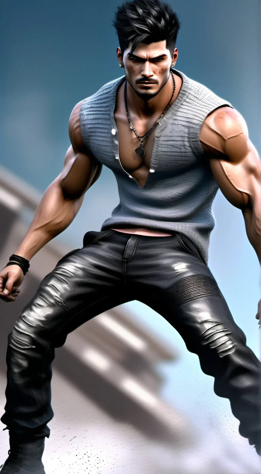 ai character: Damion  background
