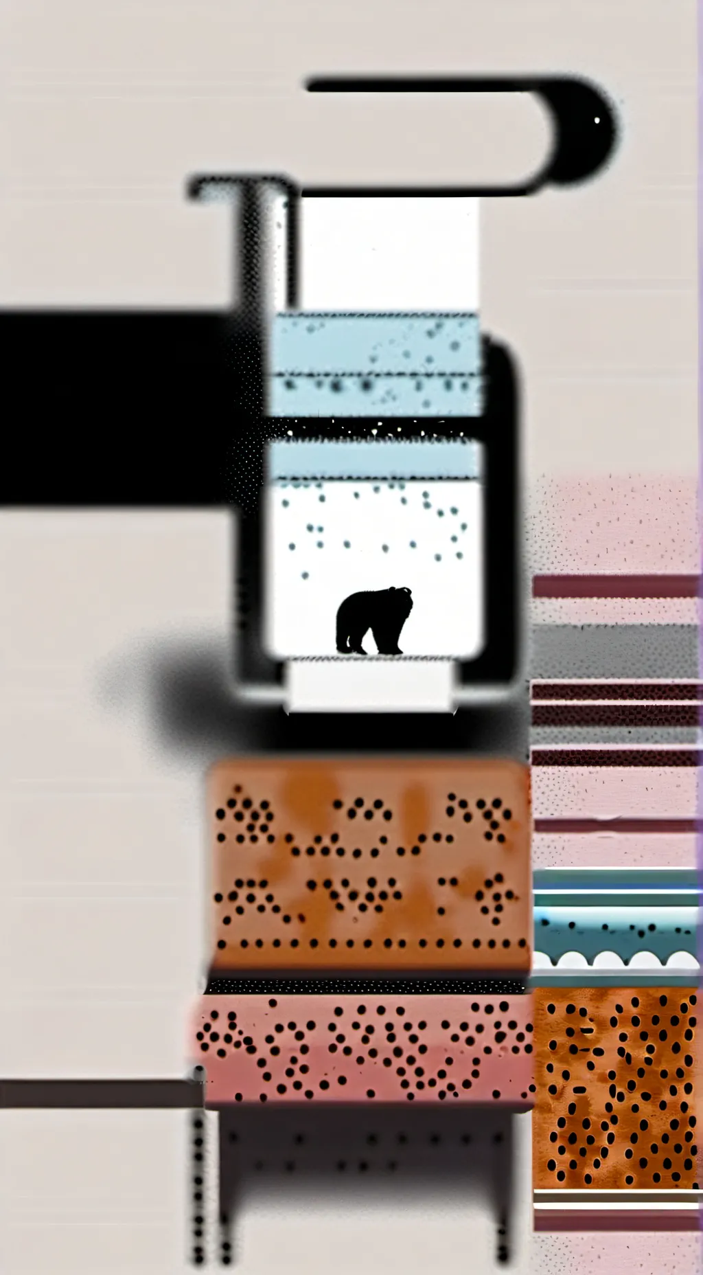 ai character: glitchness background