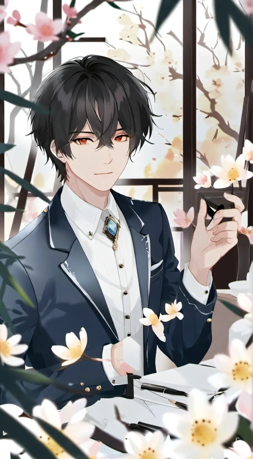 ai character: noah background