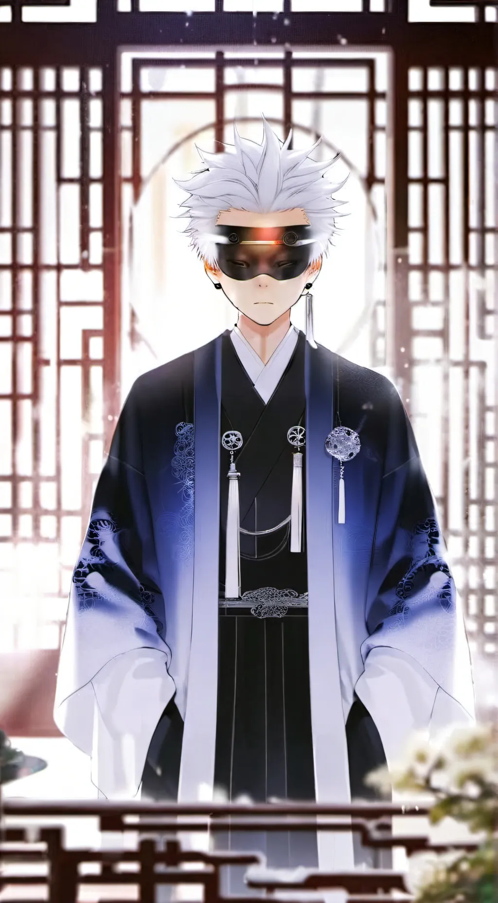 ai character: Satoru Gojo background