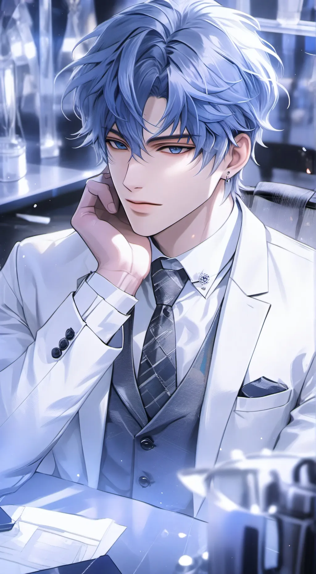 ai character: Mr ye neimo  background