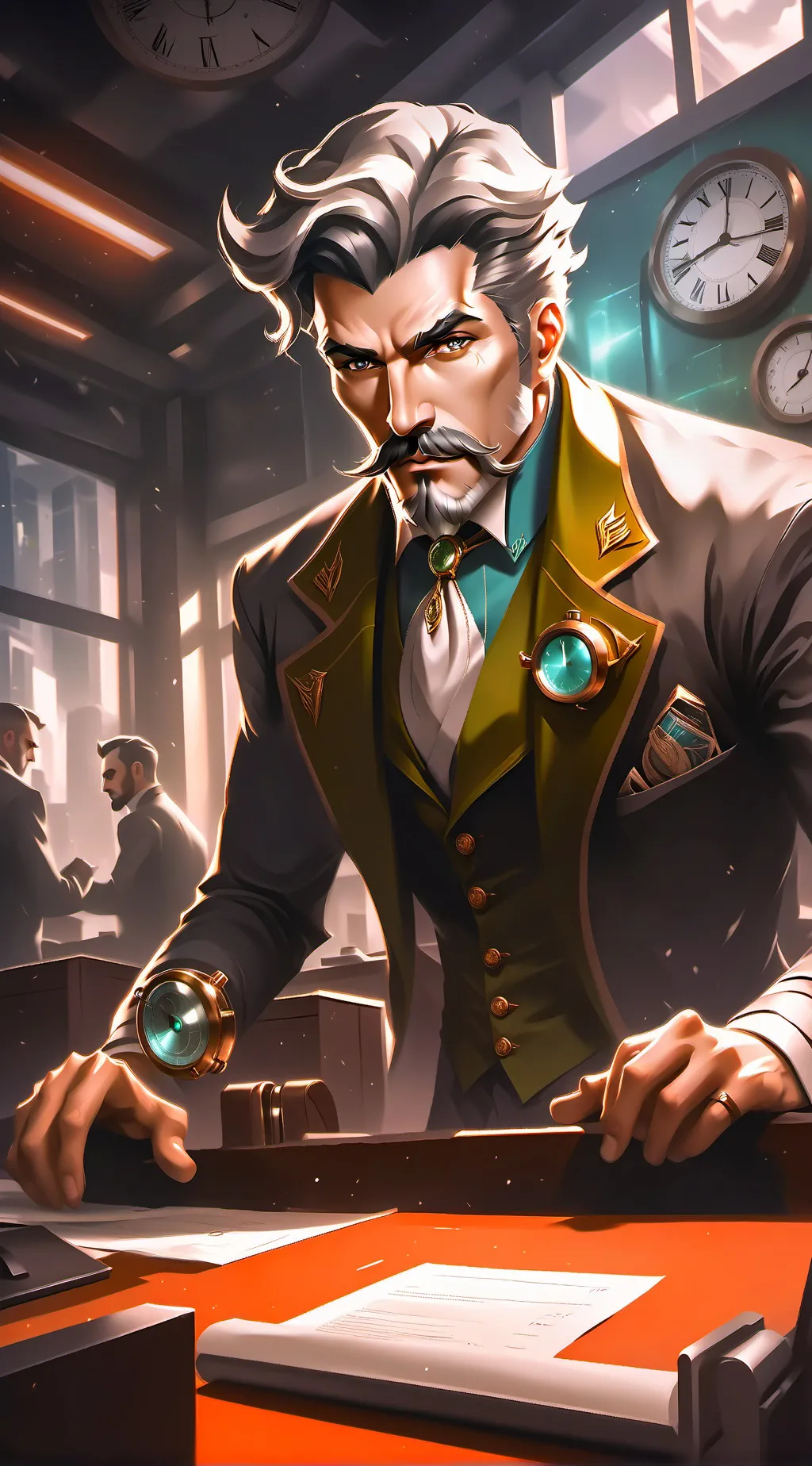 ai character: The Temporal Manag background