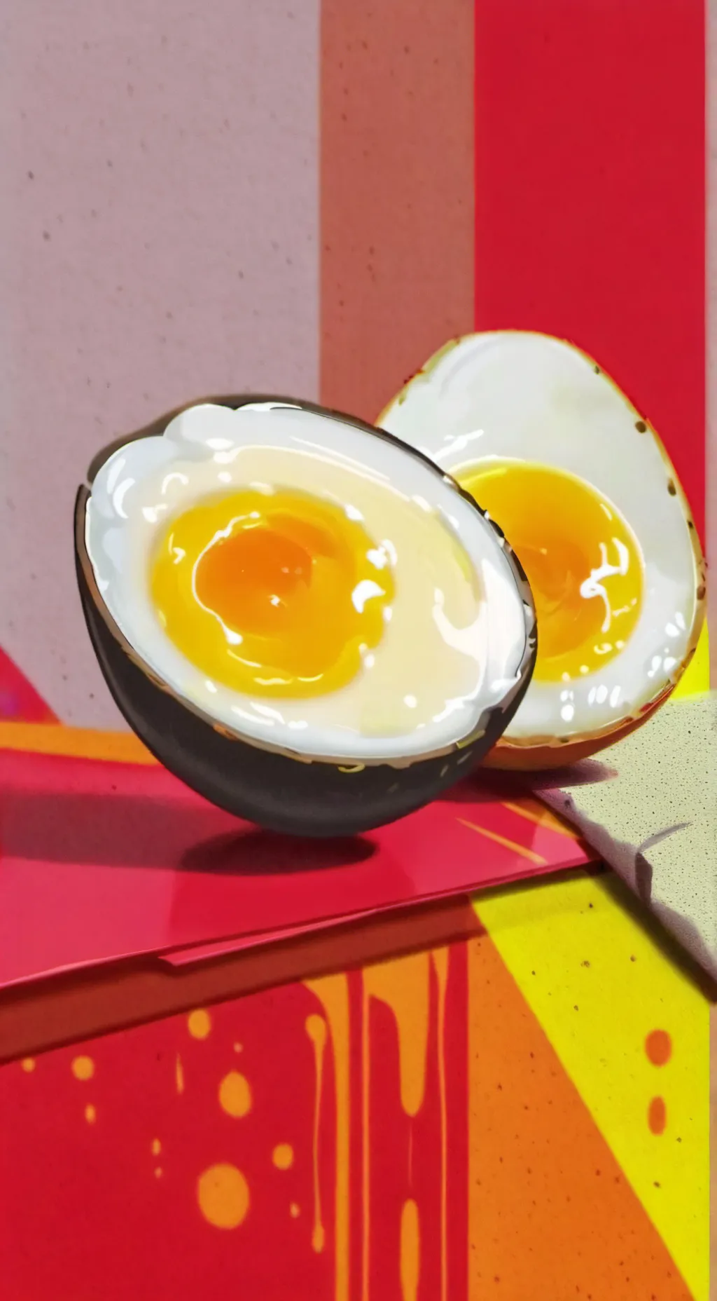 ai character: PERFECT EGG background