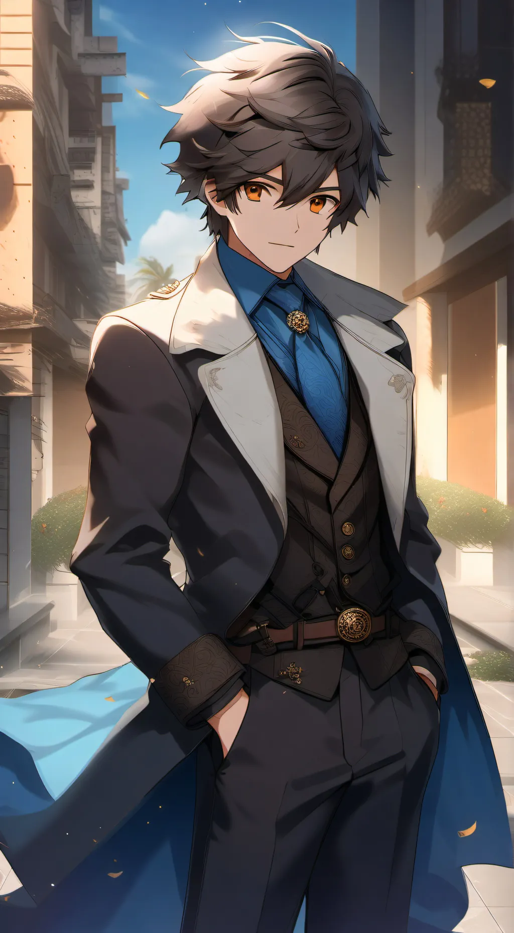 ai character: titan cámara  background