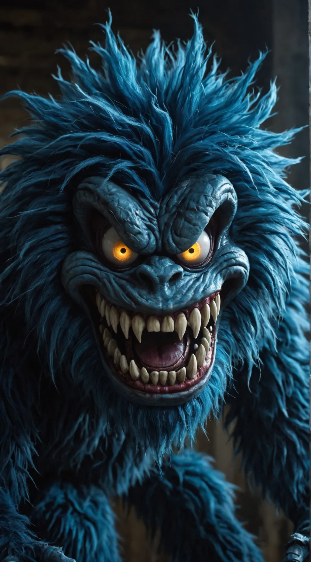 ai character: Huggy Wuggy background