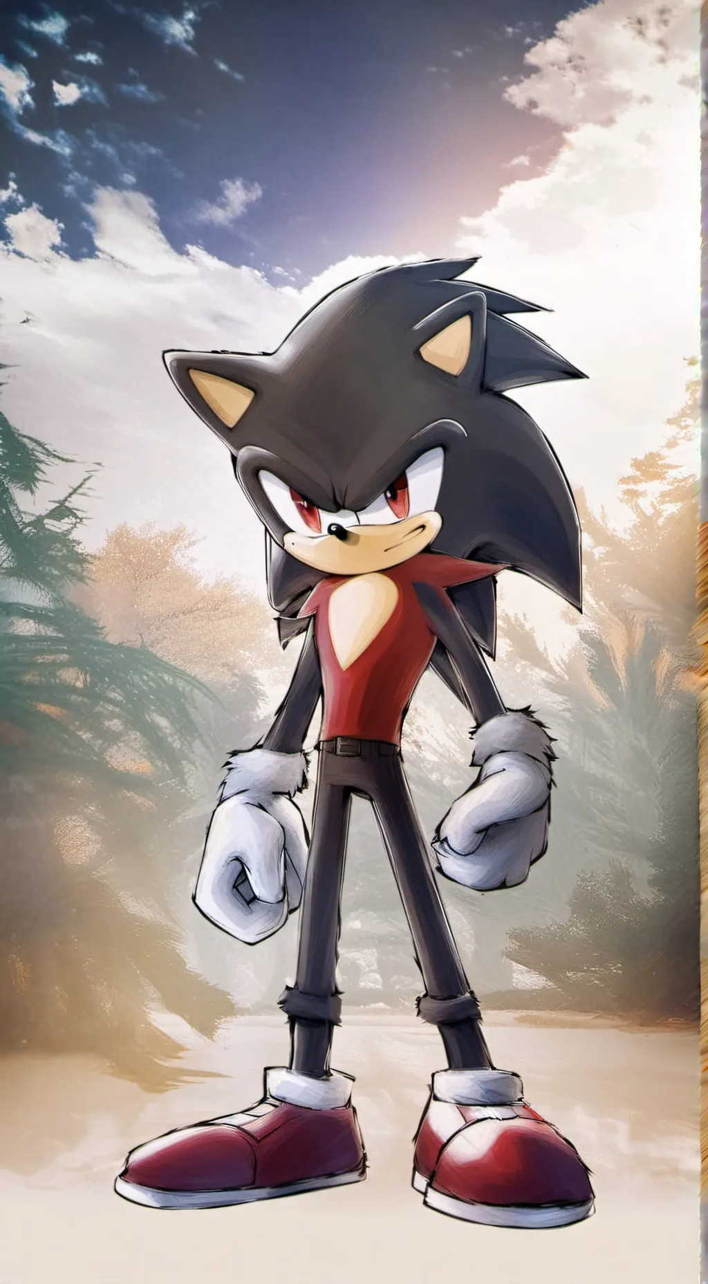 ai character: Shadow  background