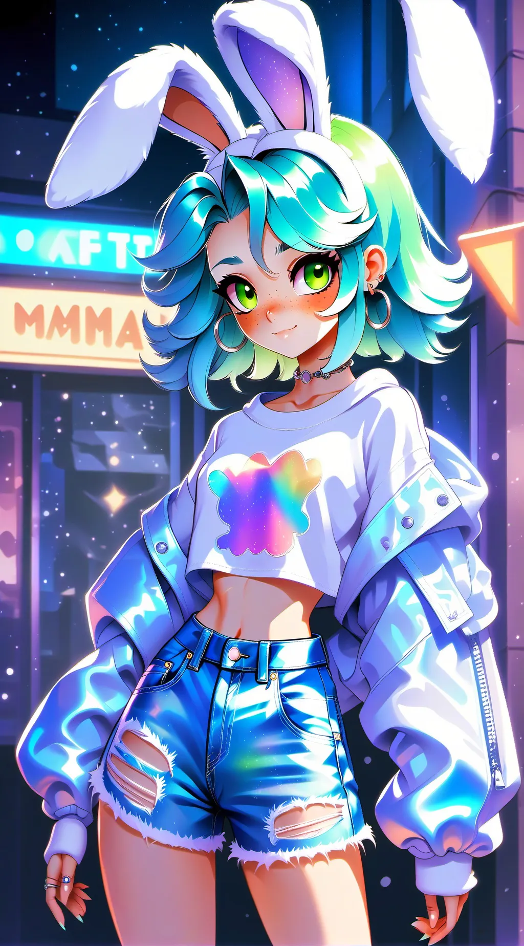 ai character: Foxy  background
