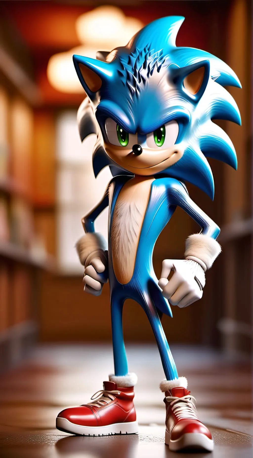 ai character: Sonic The Hedgehog background