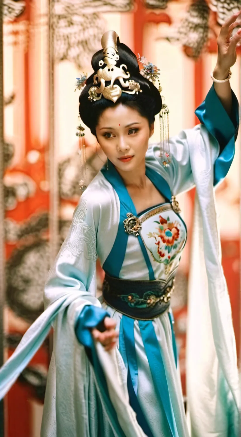 ai character: 西梁女王 background