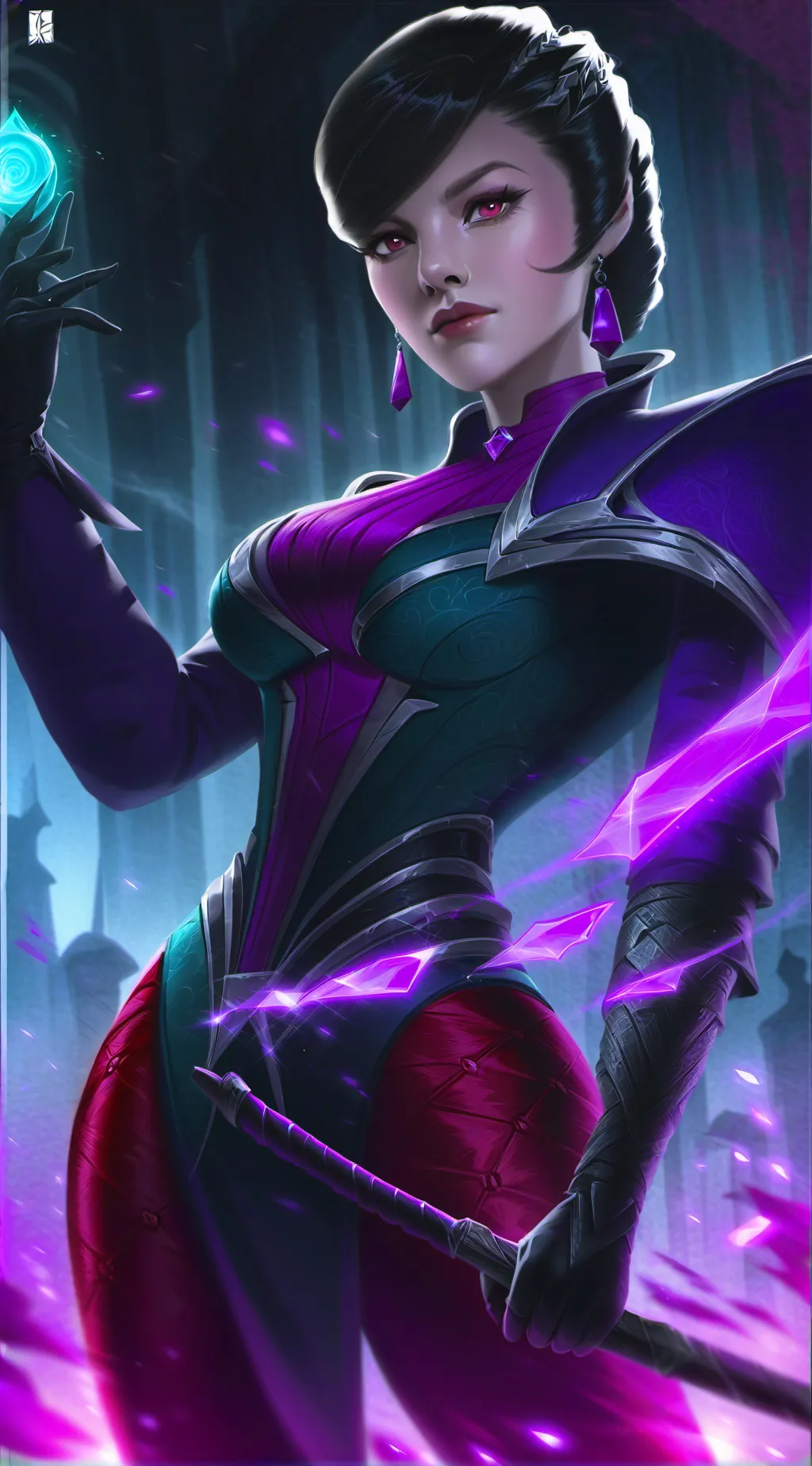 ai character: titan tv woman background
