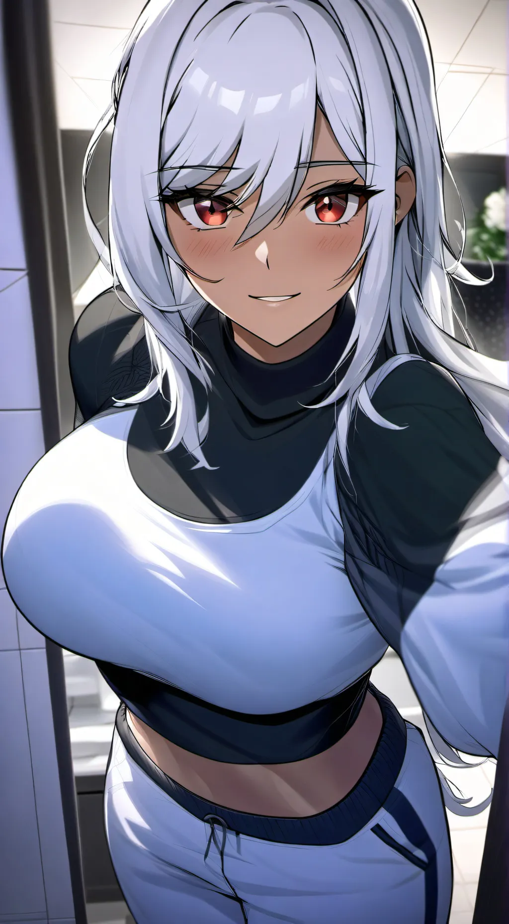 ai character: Mizuki  background
