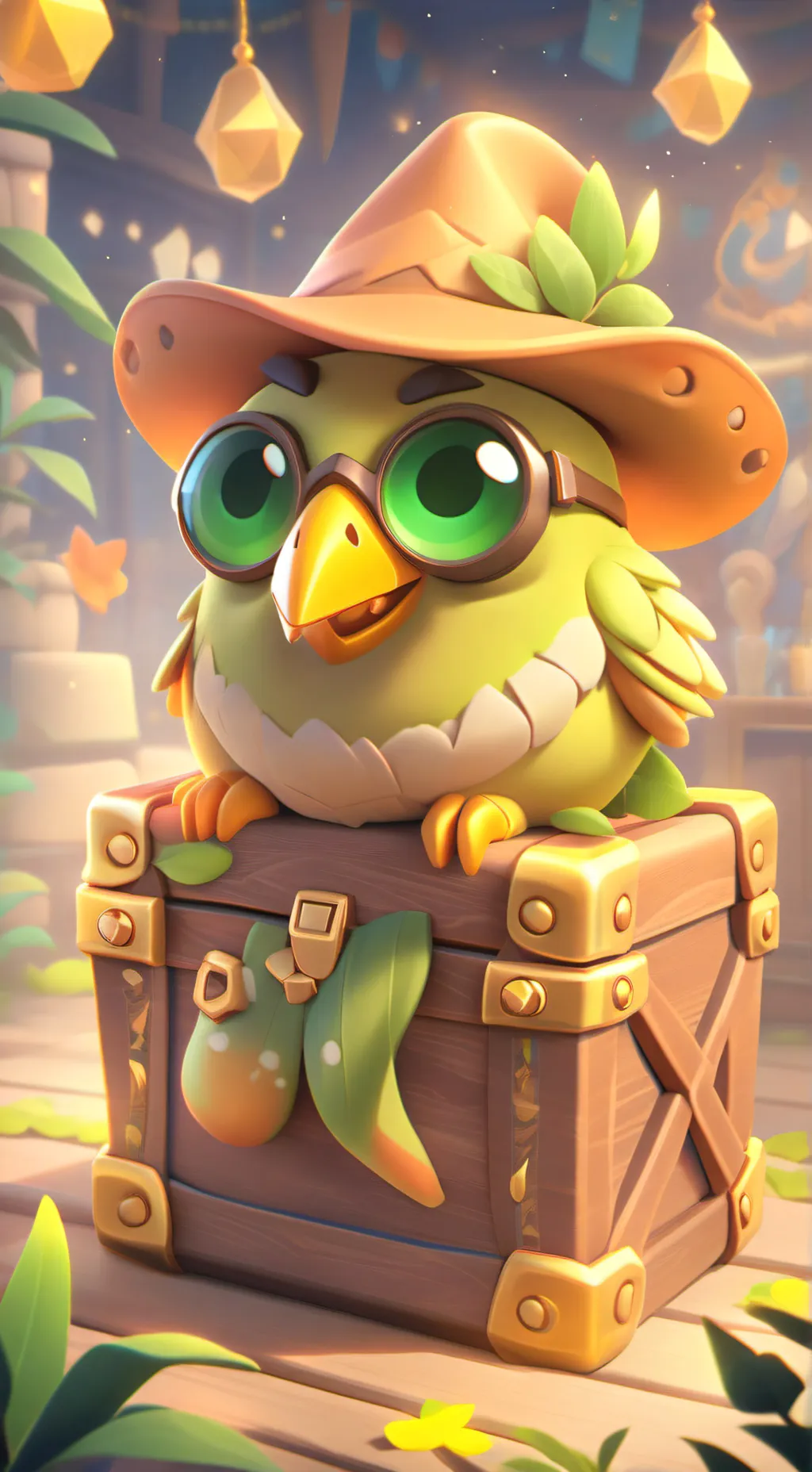 ai character: Jade Cube Buddy  background