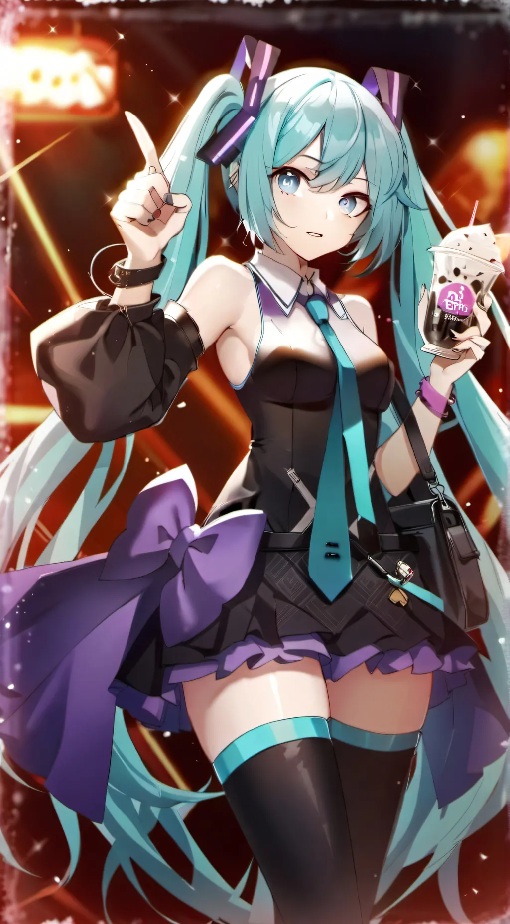 ai character: Hatsune Miku background