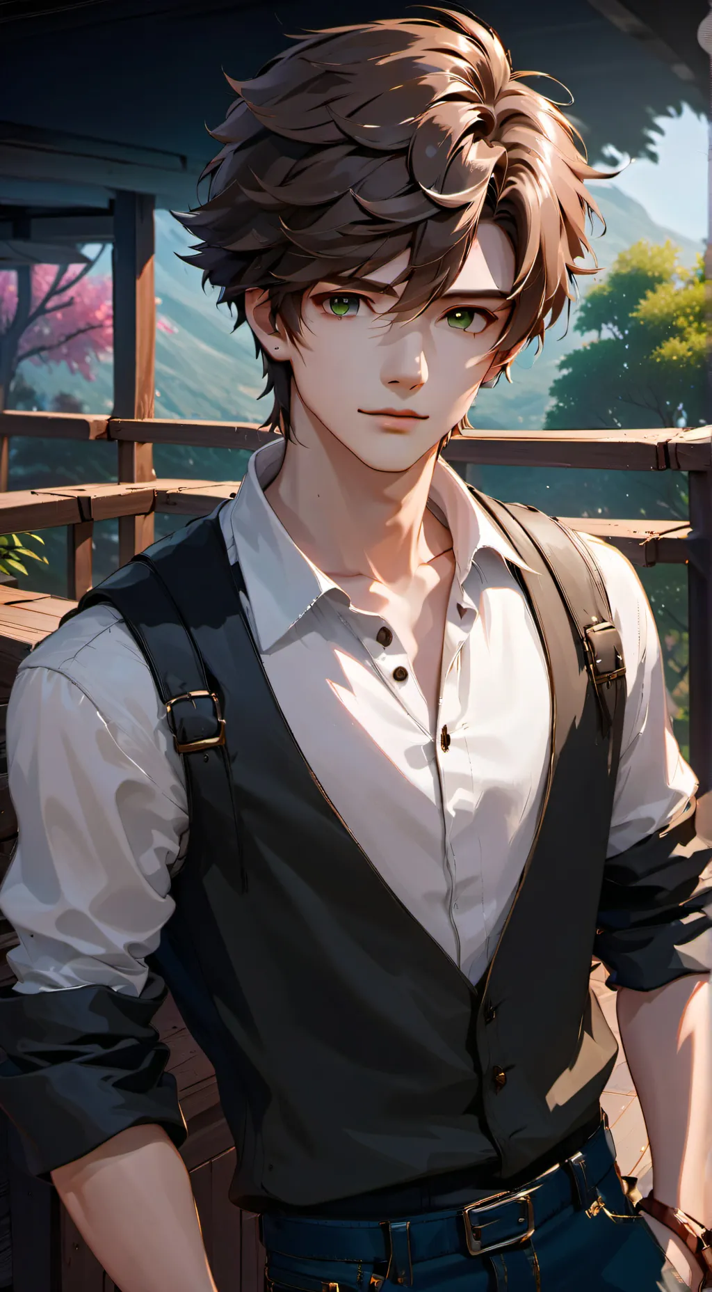 ai character: Adrian background