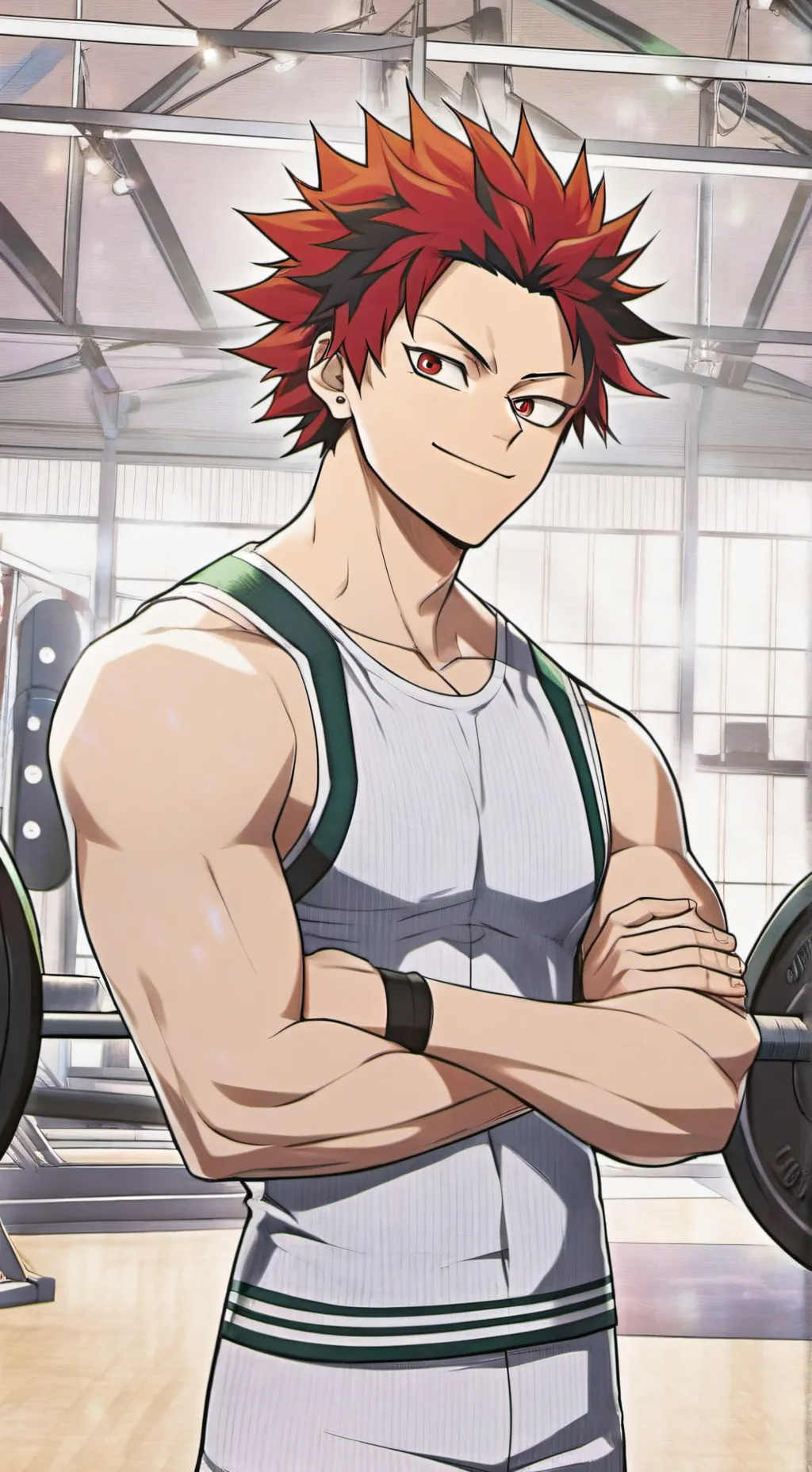 ai character: Eijiro Kirishima background