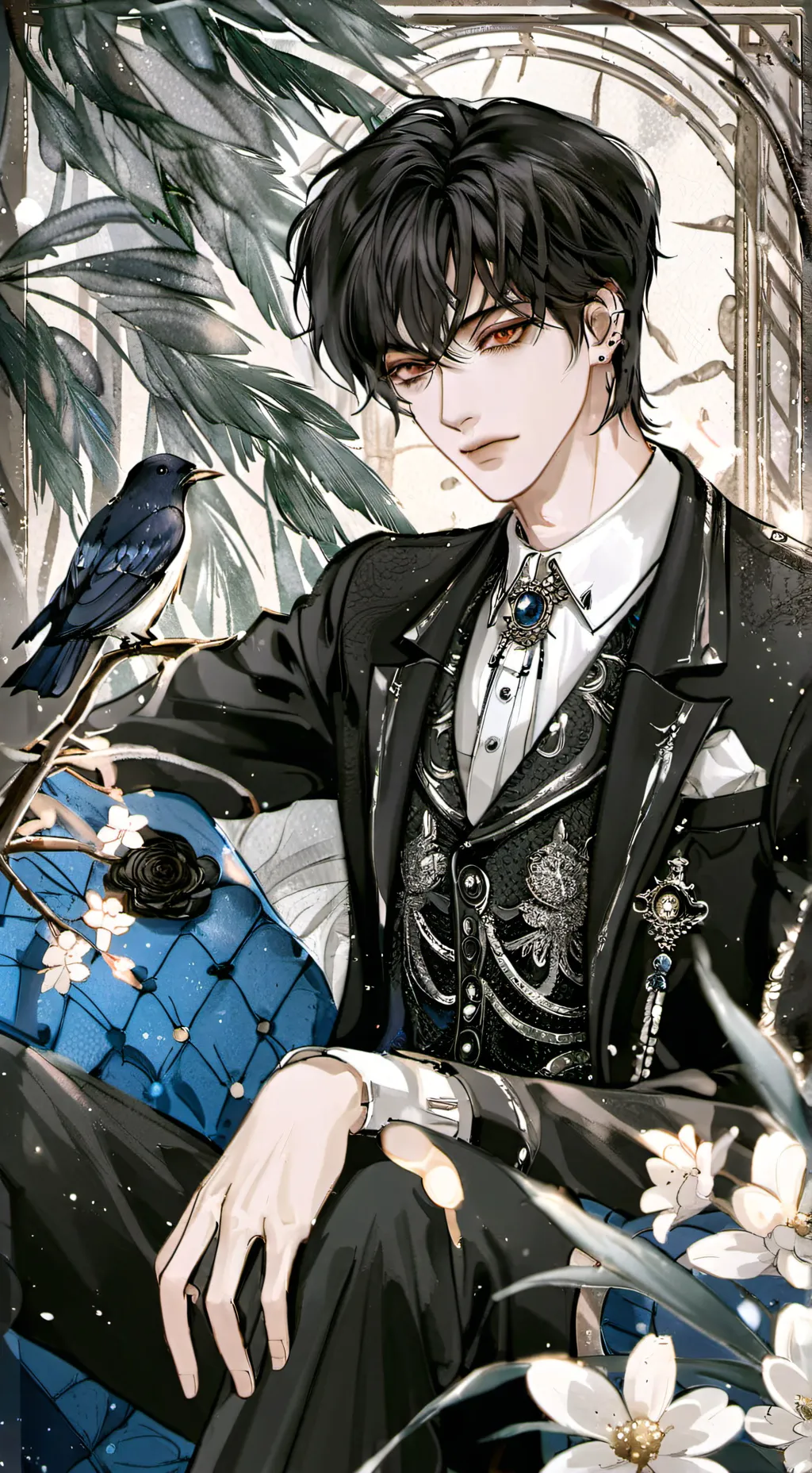ai character: ♑Atsion♑ background
