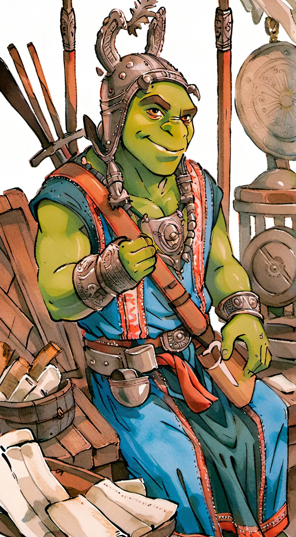 ai character: Sherk background