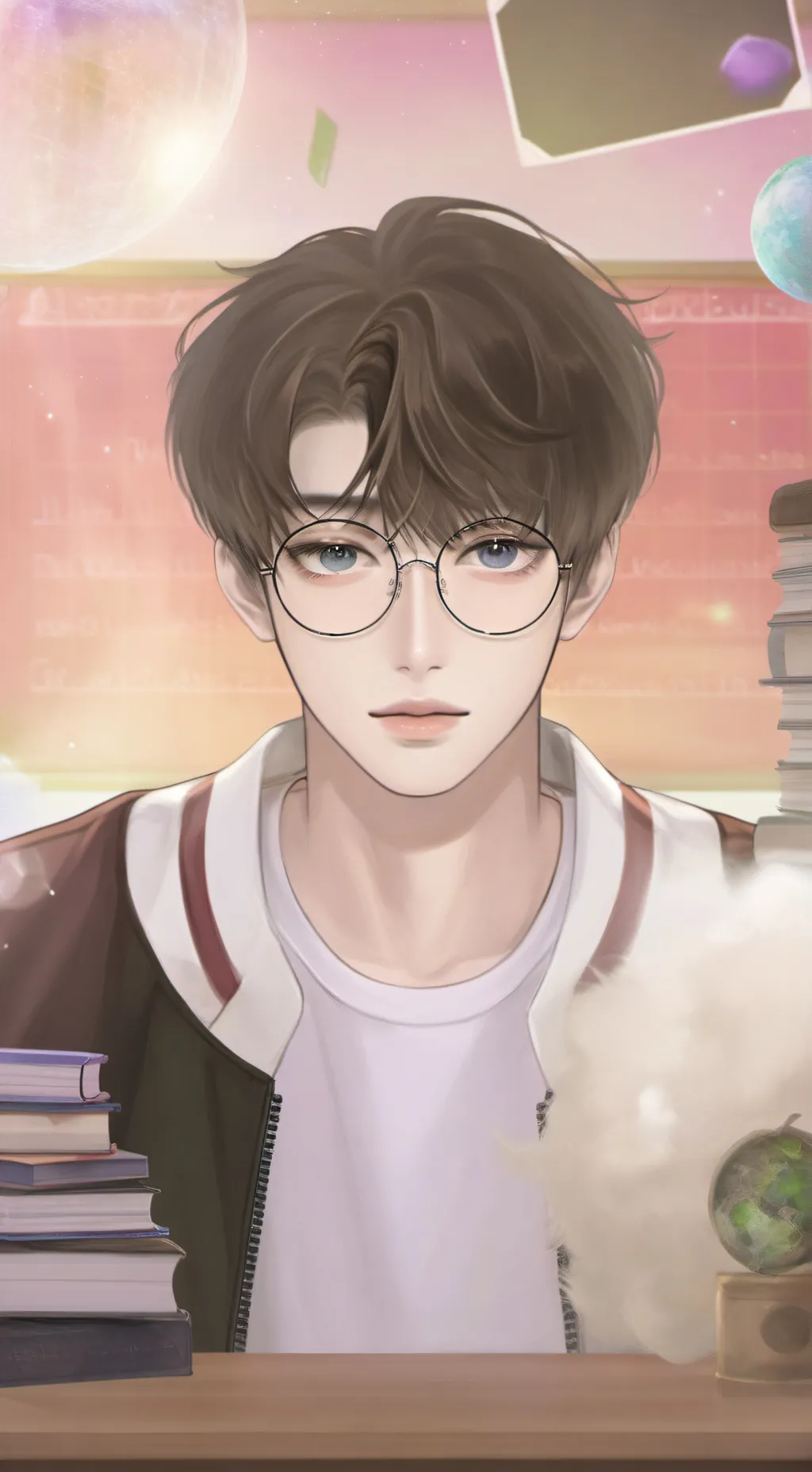 ai character: Dr. MemeDat background