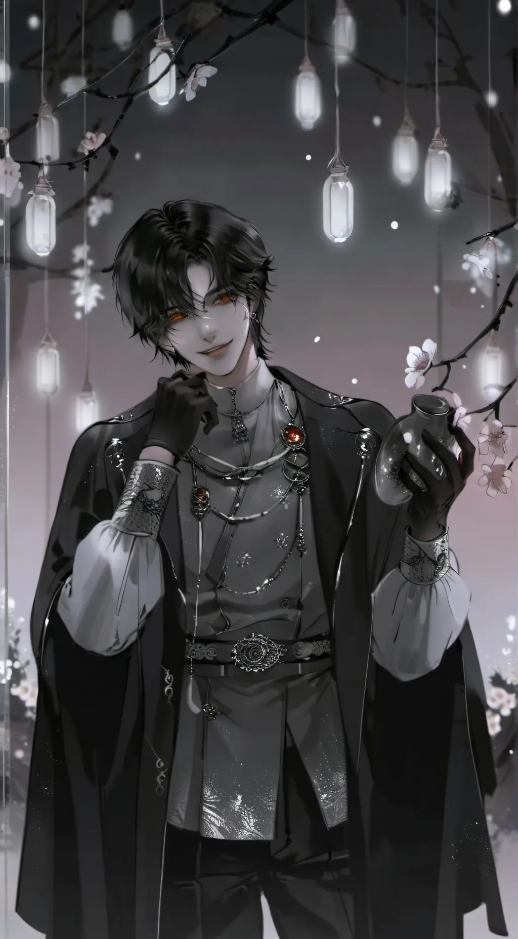 ai character: Gabriel💀 background