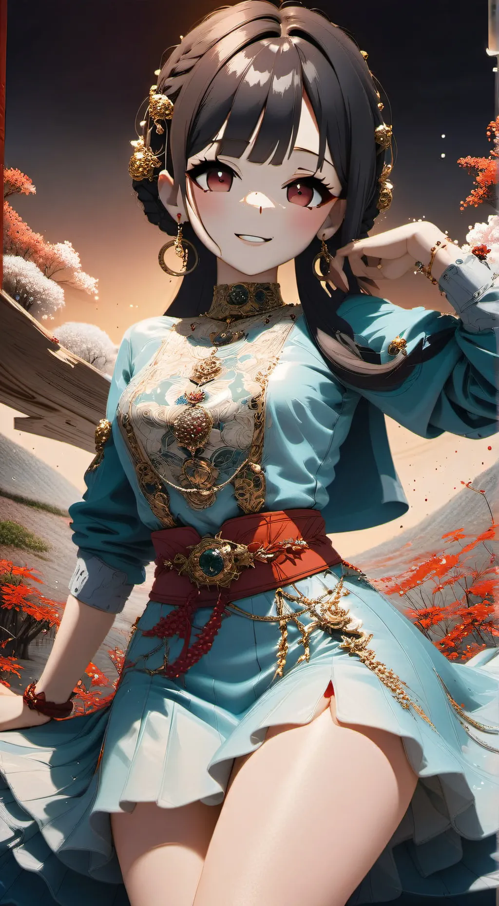 ai character: Camille  background