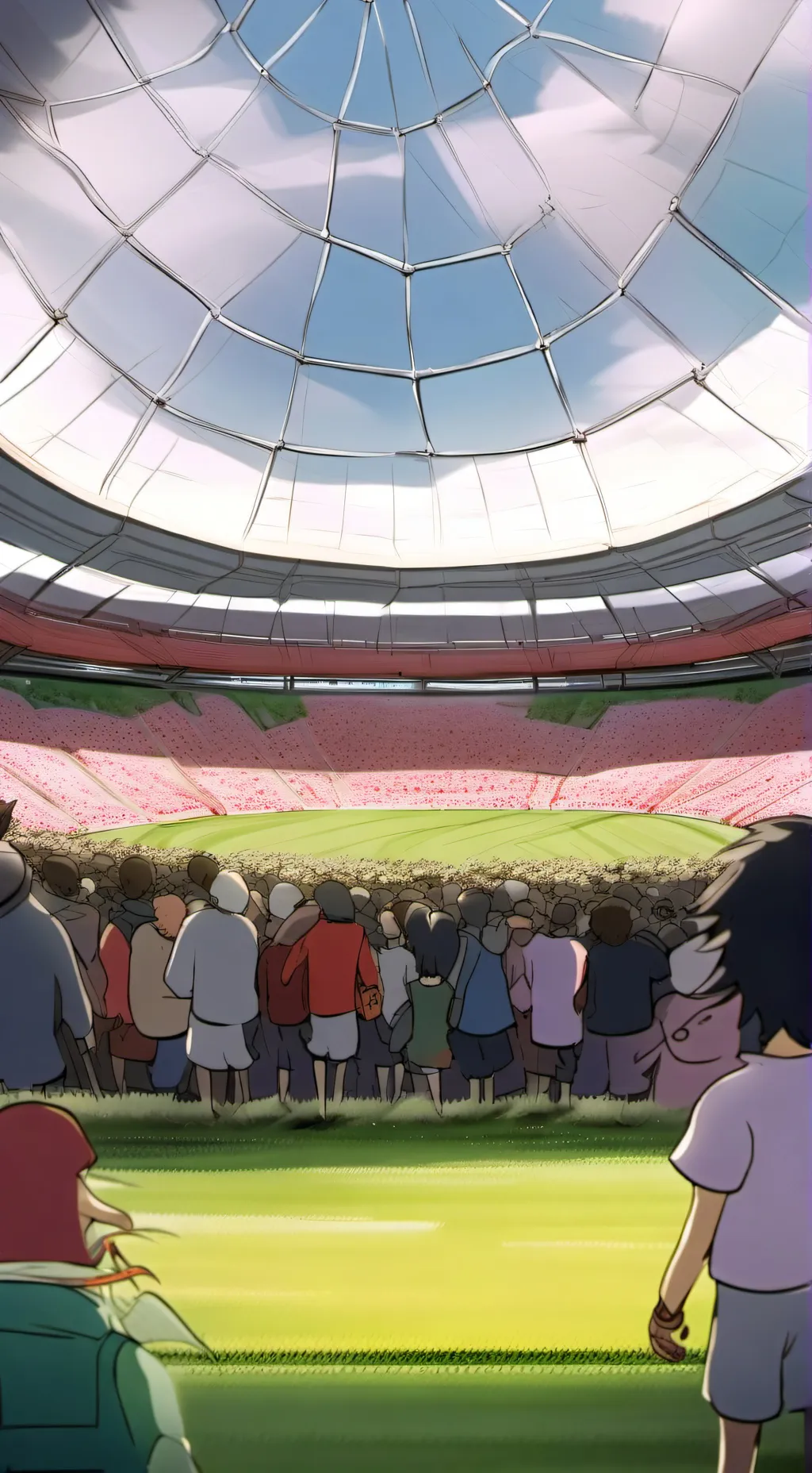 ai character: Mha roast arena ￼ background