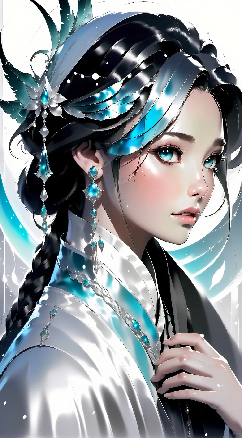 ai character: дурочка background