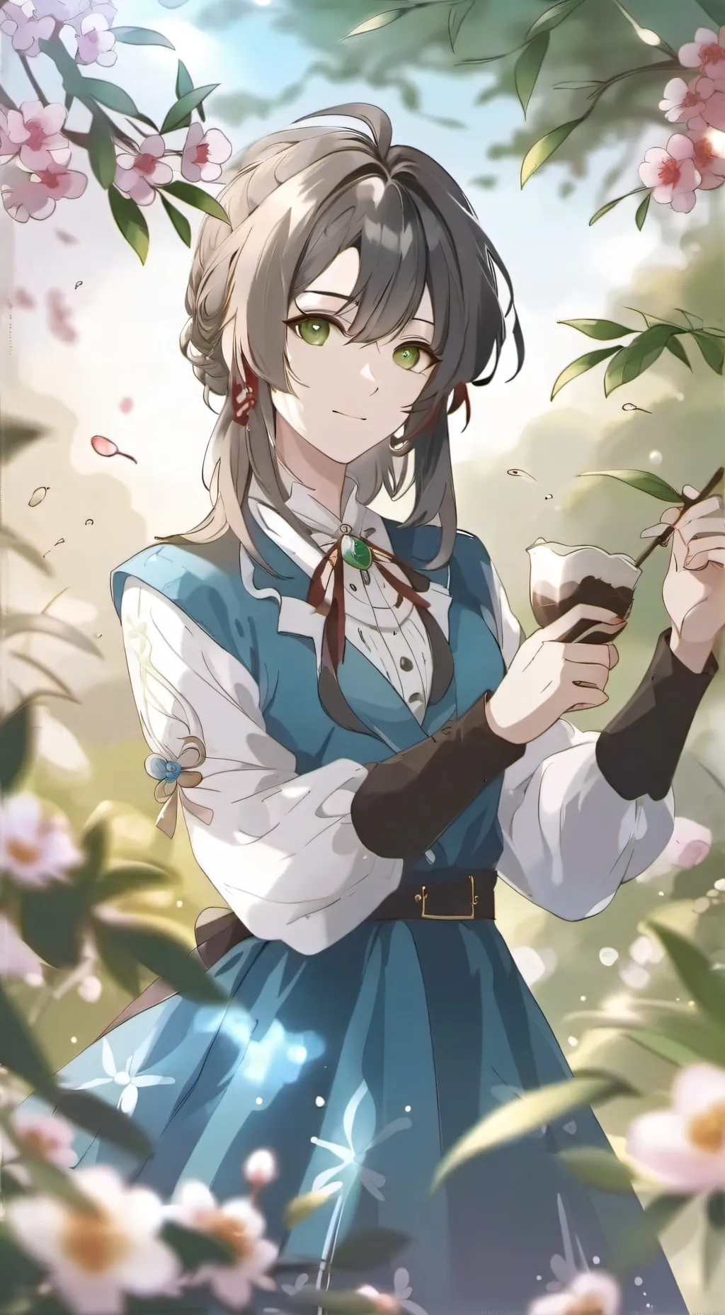 ai character: old background