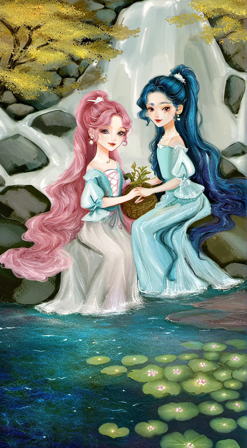 ai character: Simmer and shine  background
